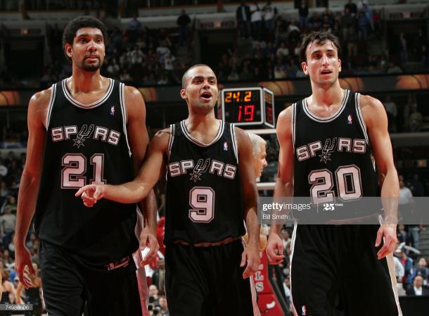 Parker, Ginobili y Duncan formaron un trio letal en la NBA / Getty Images