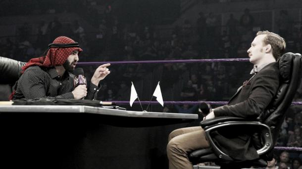 There was no peace between these two men. Photo-WWE.com