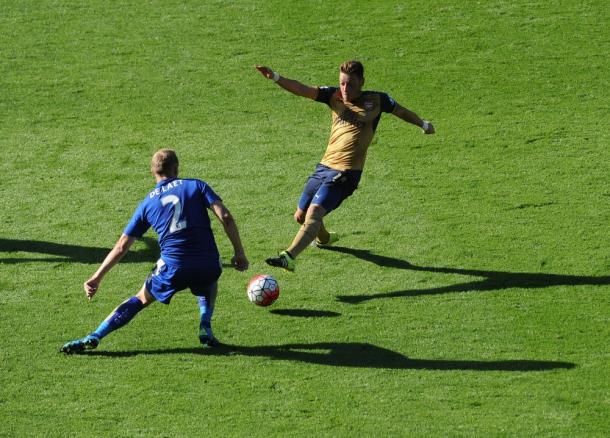Imagen del último encuentro entre el Leicester y el Arsenal | Fotografía: Arsenal