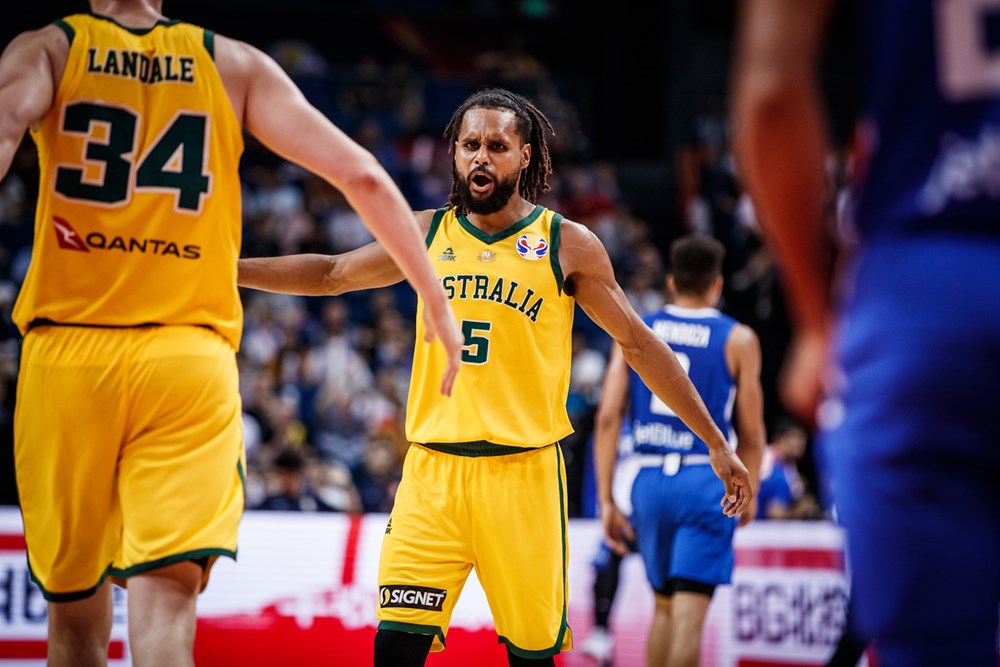 Patty Mills at the 2019 World Cup / Photo : FIBA