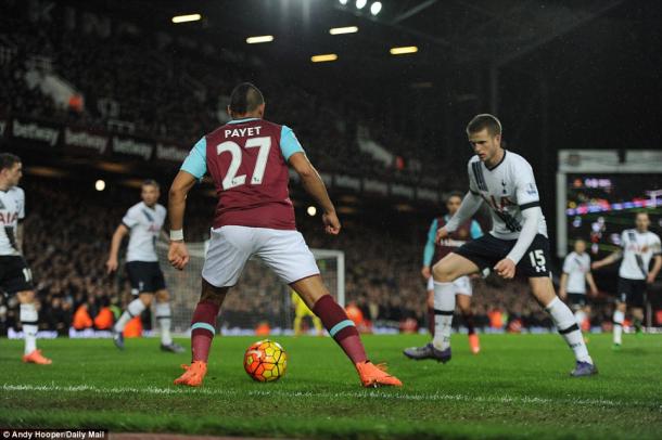 Payet had another masterful evening (photo: Andy Hooper/Daily Mail)