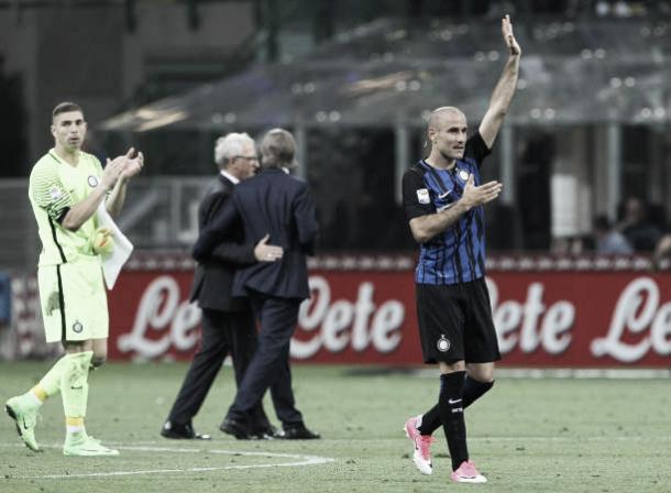 Palacio e Carrizo vestiram a camisa da Inter por cinco temporadas (Foto: Marco Luzzani/Getty Images)