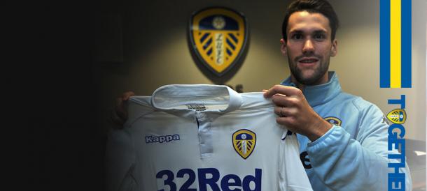 Pedraza, presentado como jugador del Leeds United | Fuente: leedsunited.com