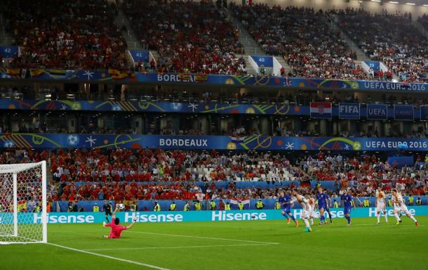Subasic paró el lanzamiento de Ramos de penalti. | FOTO: UEFA