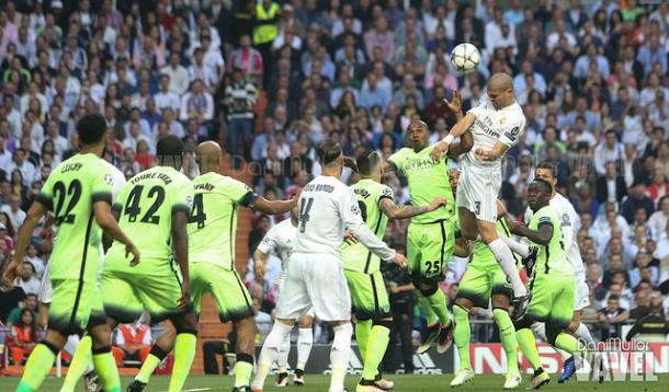 Enfrentamiento de vuelta de semifinales 2015/2016 entre Real Madrid y Manchester City. | FOTO: Dani Mullor - VAVE