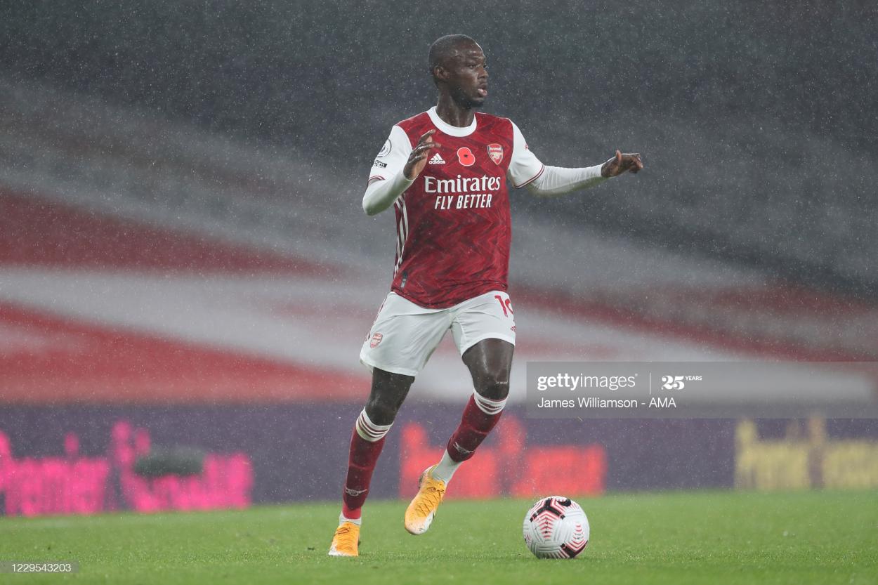 Nicolas Pepe admits he is frustrated by his playing opportunities (Photo by James Williamson via Getty Images)