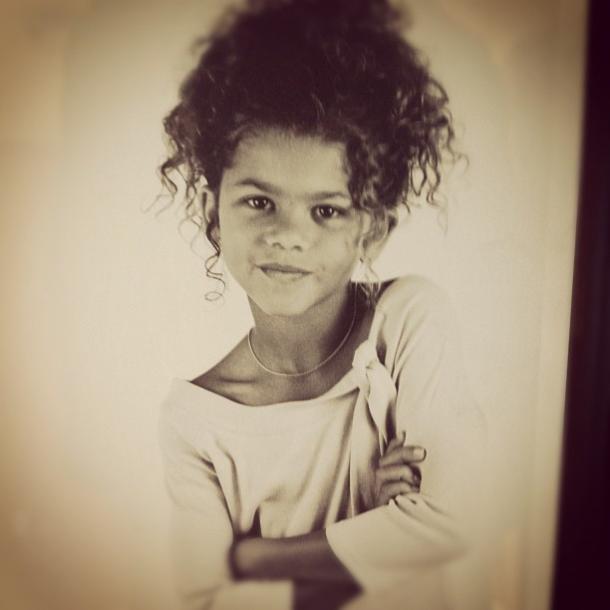 Zendaya de pequeña | Vía: Instagram @zendaya
