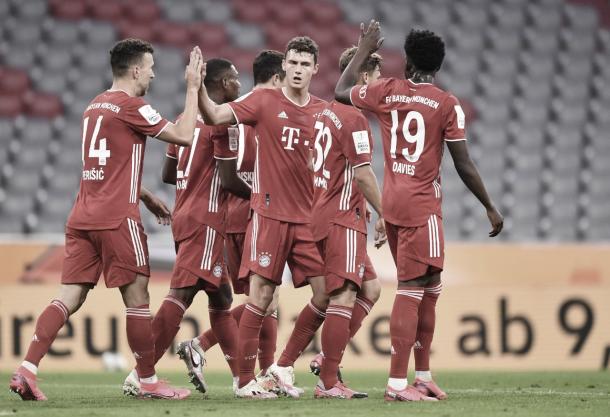 Perisic (14) marcou o primeiro do jogo (Foto: Divulgação/FC Bayern München)