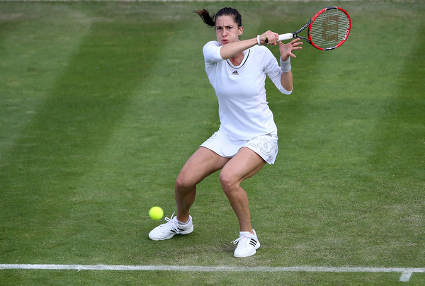 Andrea Petkovic in action at the Aegon Classic last year (Photo by Jan Kruger / Source : Getty Images)