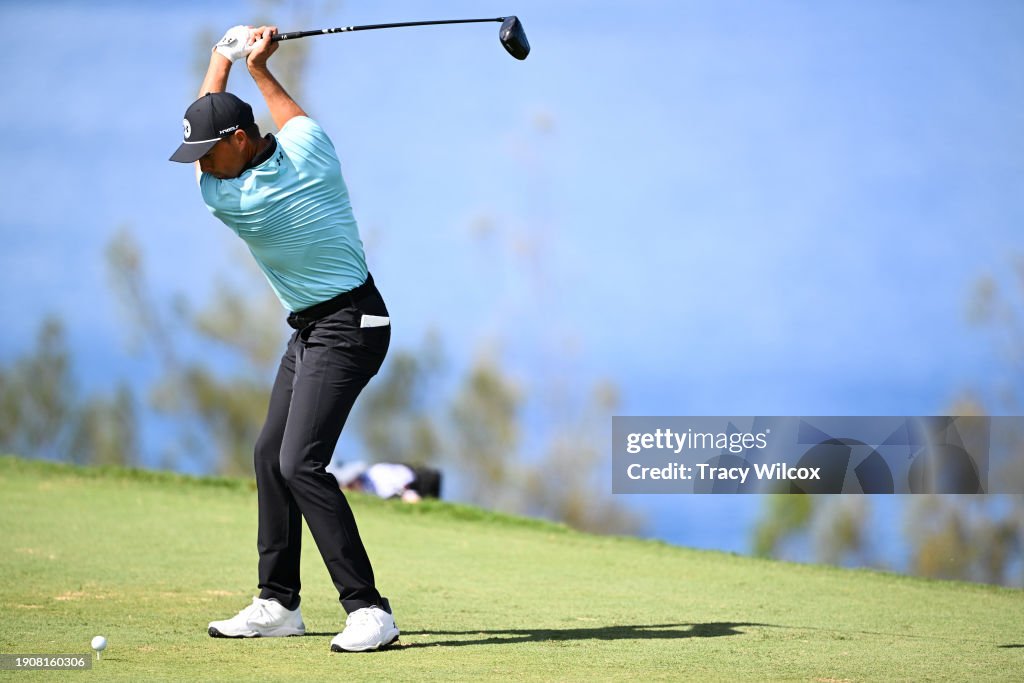  <strong><a  data-cke-saved-href='https://www.vavel.com/en-us/more-sports/2024/01/07/golf-en/1167913-pga-tour-the-sentry-championship-day-three-review.html' href='https://www.vavel.com/en-us/more-sports/2024/01/07/golf-en/1167913-pga-tour-the-sentry-championship-day-three-review.html'>Jordan Spieth</a></strong> hits his tee shot on the 13th tee during the final round of The Sentry at The Plantation Course at Kapalua on January 7, 2024 in Kapalua, Maui, Hawaii. (Photo by Tracy Wilcox/PGA TOUR via Getty Images)