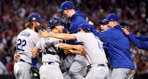 The Dodgers took care of the Diamondbacks in easy fashion/Photo: Jennifer Stewart/MLB Photos\