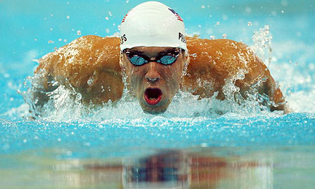Phelps nadando I Foto: JJOO.com