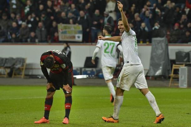 Pizarro silences Leverkusen. | Source: BR