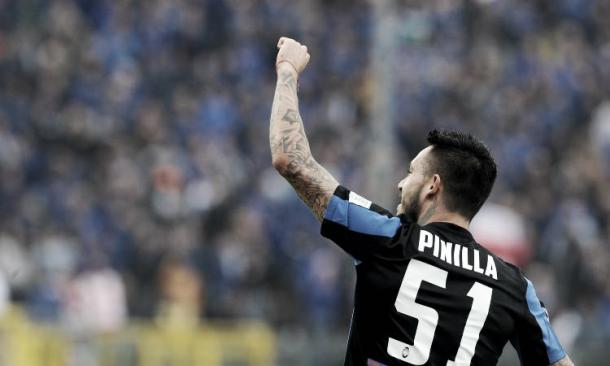 Occasione dal primo minuto oggi per Pinilla, messo da parte a favore di Petagna | Calciomercato.com