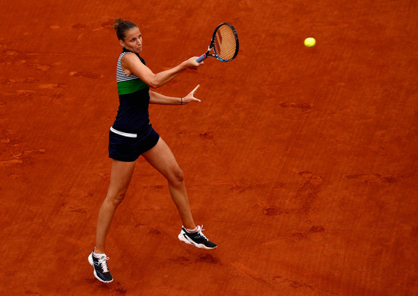 Pliskova surprised herself by reaching the semifinals at the French Open (Photo by Adam Pretty / Getty)