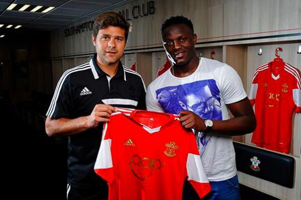 Pochettino previous signed Wanyama for Southampton (photo: Saints FC)