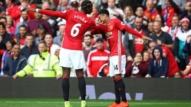 Pogba segnò all'andata il suo primo goal con i Red Devils, www.premierleague.com