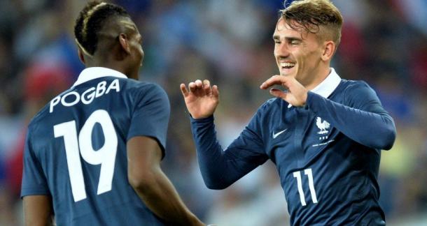 Will Pogba and Griezmann play on Wednesday? (photo: Getty)