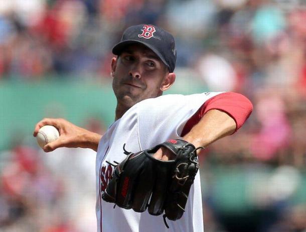 Rick Porcello fanned eight batters in 6.2 innings of work. | Photo: Getty Images
