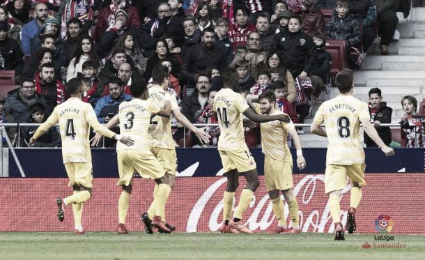 Fantástica actuación del Girona FC en el Metropolitano | LFP