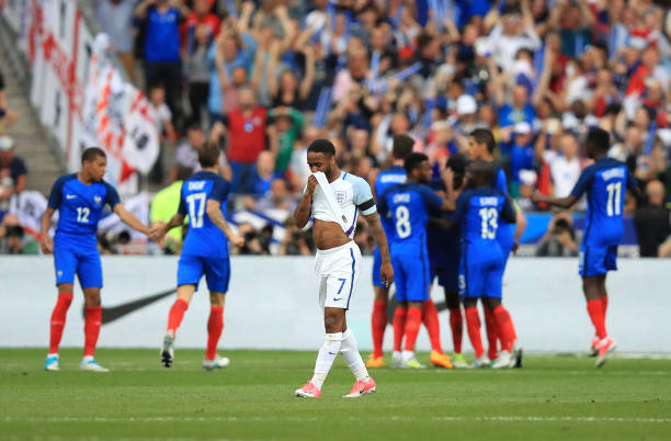 Francia celebrando gol en el amistoso de 2017 / Foto: Getty Images