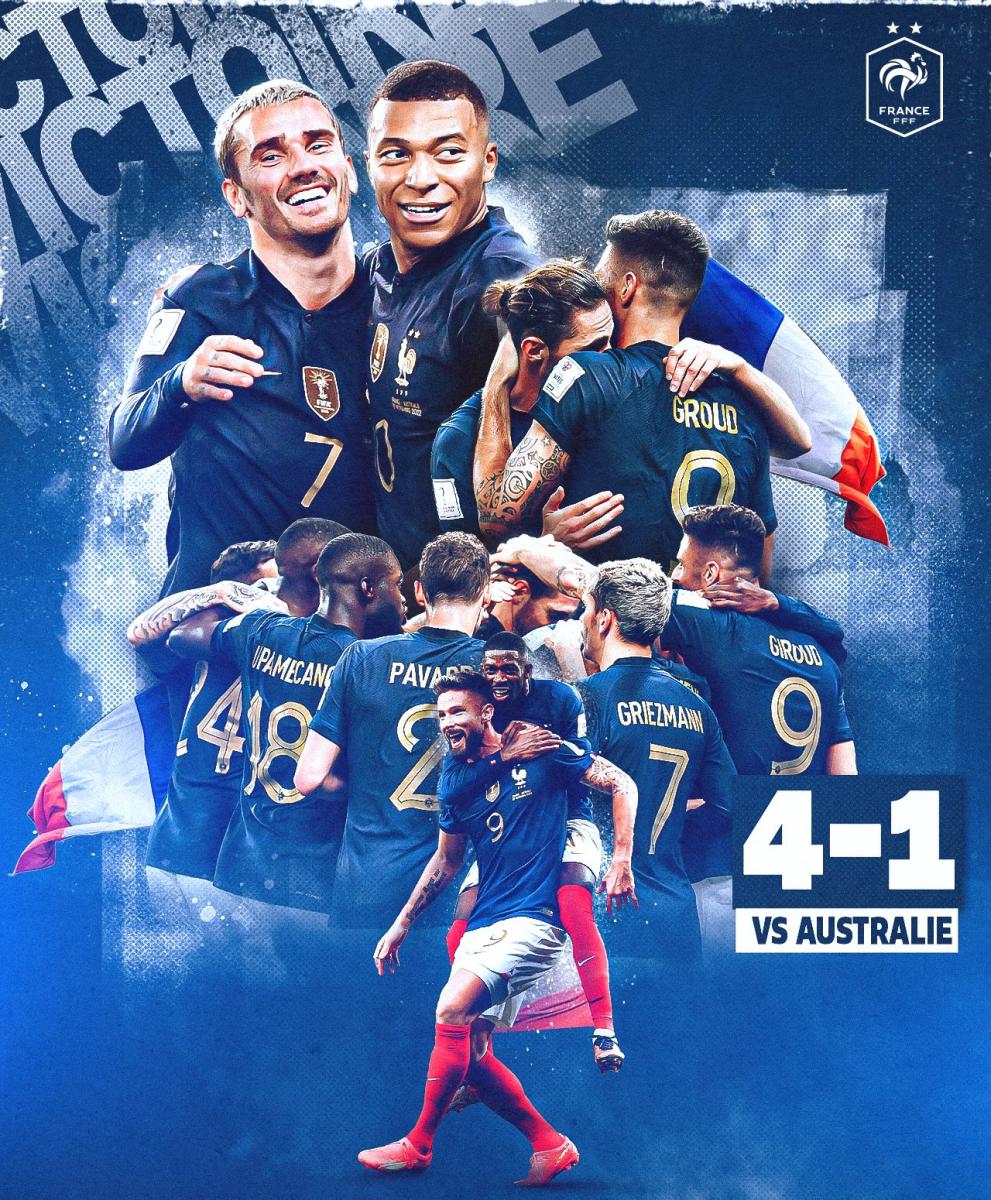Primera victoria de Francia/Imagen: equipedefrance