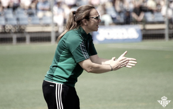 María Pry, técnica del conjunto verdiblanco | Foto del Real Betis Balompié