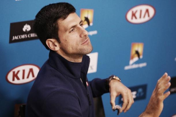 Djokovic en Melbourne. Foto: australianopen.com