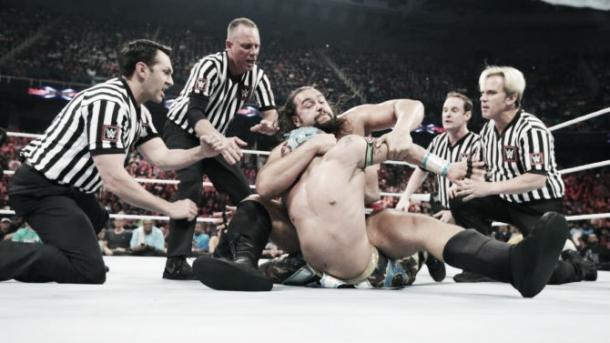 Rusev stretched Kalisto to his limit. Photo- www. Inquisitr,com