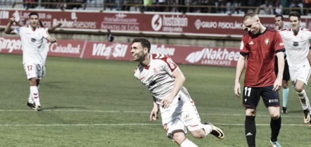 Rodri celebrando un gol contra Osasuna | Foto: Cadena Ser