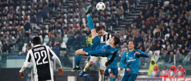 La maravilla de Cristiano. Foto: Real Madrid