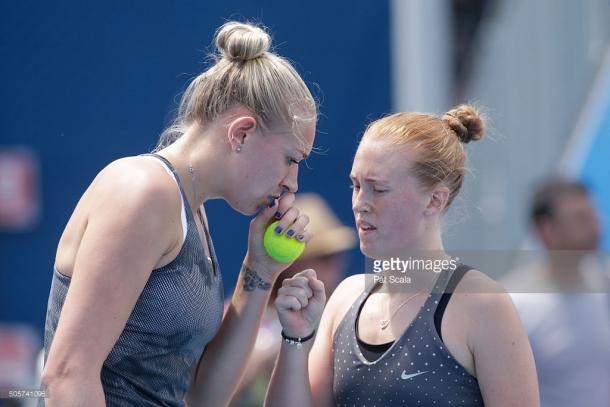 Jocelyn Rae, left, and Anna Smith, right. (Source: Getty) 