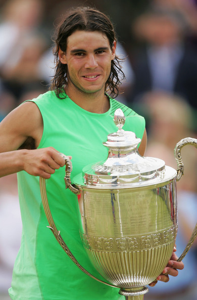 The Spaniard's first grass court title was at Queen's in 2008 (Photo by Matthew Stockman / Getty)