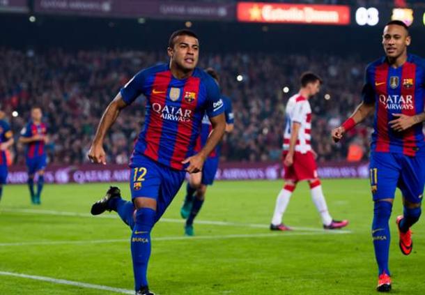 Rafinha marcaba el único gol del pasado Barça - Granada // Fuente: GOAL