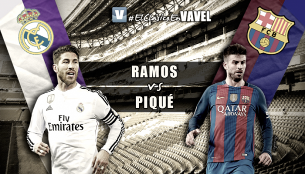 Ramos vs Piqué: los goles contra las ganas. Montaje: Anxo Rei (VAVEL)