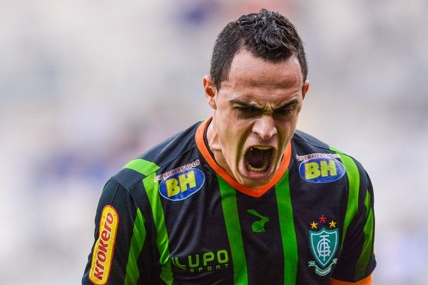 Victor Rangel marcou pelo América-MG. (Foto:@Mineirao)
