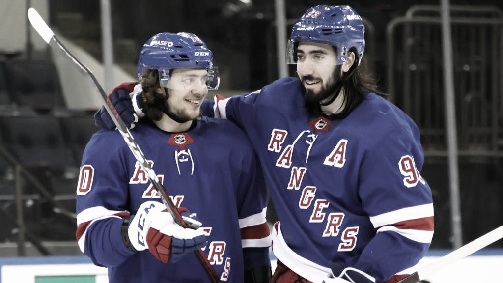 Panarin y Zibanejad, el dúo dinámico del Madison | Foto: NHL.com