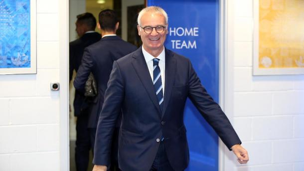 Ranieri en los interiores del King Power Stadium. Foto: premierleague