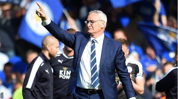 Ranieri ovacionado en Stamford Bridge. Foto: EPA
