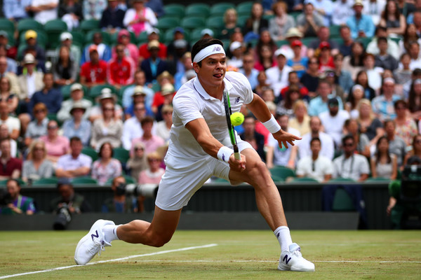 Raonic starting to play well in the third round (Photo by Clive Brunskill / Getty)