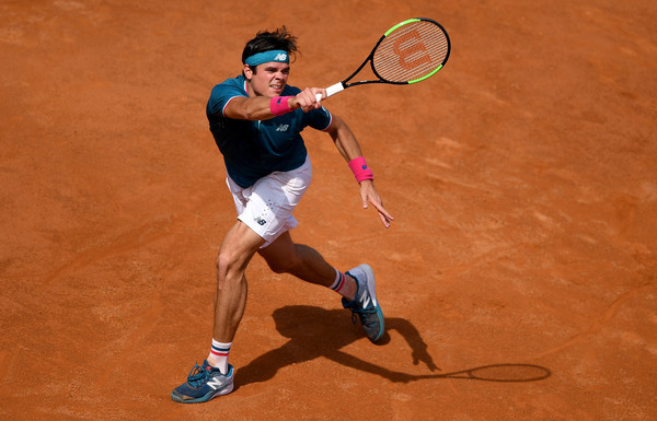 The Canadian made his return on European clay courts (Photo by Gareth Copley / Getty)