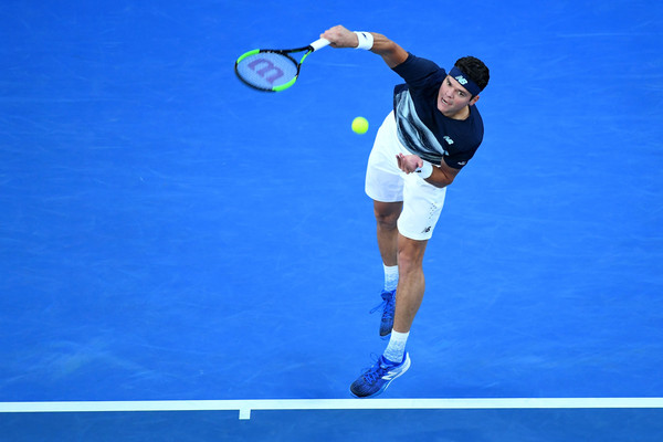 Raonic had a good run at the Australian Open by reaching the quarterfinal again but was outplayed by Nadal (Photo by Quinn Rooney / Getty)