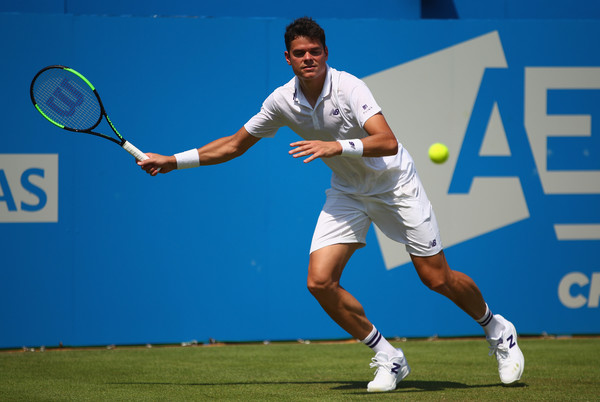 The world number seven's grass court campaign got off to a bad start (Photo by Clive Brunskill / Getty)