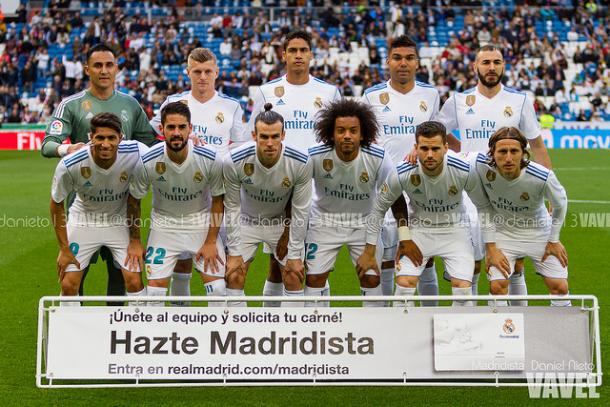 Once del Real Madrid ante el Celta de Vigo | Foto: VAVEL