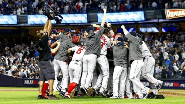 The Red Sox closed out their hated rivals in the Bronx/Photo: Getty Images