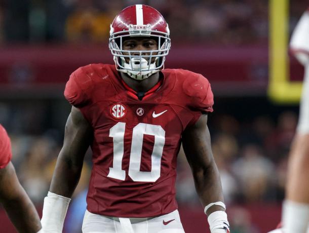 Linebacker Reuben Foster will lead Alabama into the National Championship game before likely going in the top 10 in April's draft / Getty Images