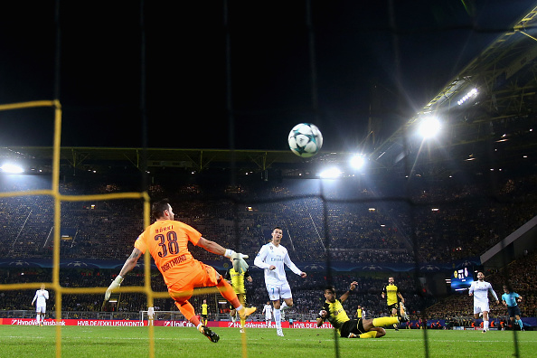 Primeiro gol de CR7 | Foto: Alex Grimm/Getty Images