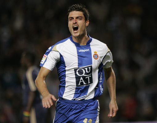 Riera con la camiseta del Espanyol I Foto: Reuters