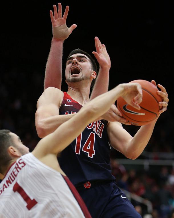 Dusan Ristic has another strong offensive game for the Arizona WIldcats. | Photo: Mike Christy / AZ Daily Star