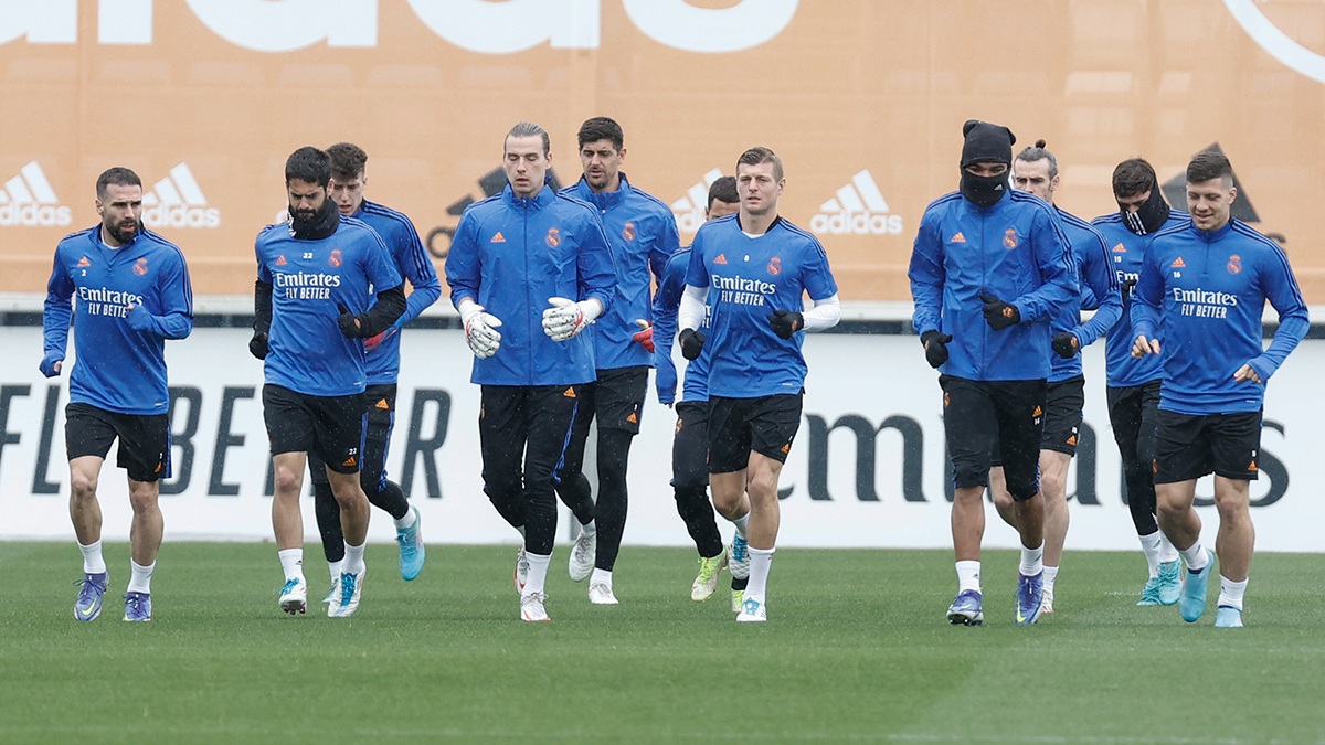 Real Madrid ready for the game/Image:realmadrid